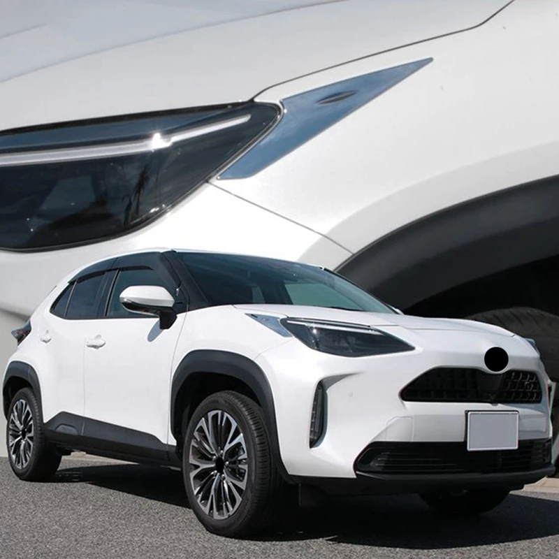

Накладка на переднюю фару для Toyota Yaris Cross 2020 2021 ABS Chrome