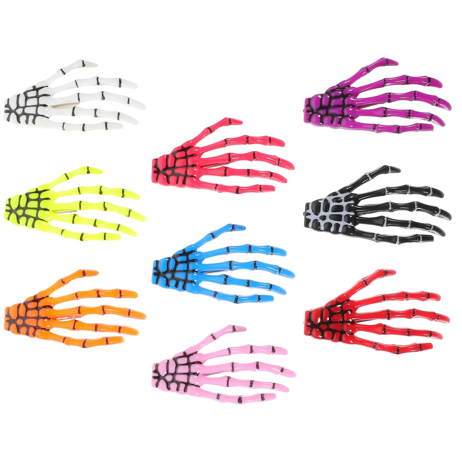 

Women Girls Skeleton Hand Bone Claw Punk Hair Clip Hairpin Headwear Hair Styling Tie Clip Hair Pin