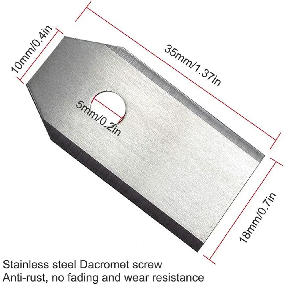 Hot 30pcs Lawn Mower Cutting Blades W/Screw Kit Replacement for Husqvarna Automower/Gardena Robotic Lawnmower Repair