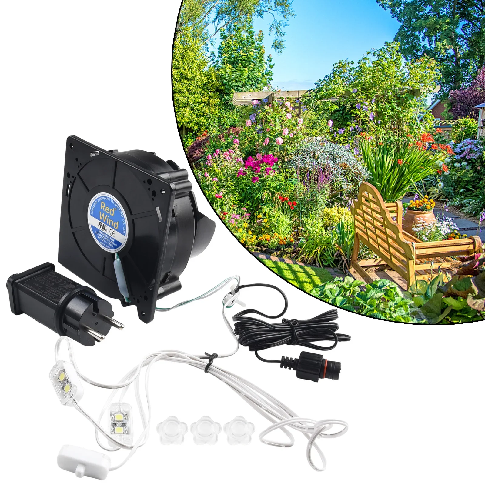 Air Blower Blower Motor Direct Current Inflatable Mall Replacement Special Purpose With 3 LED Lig