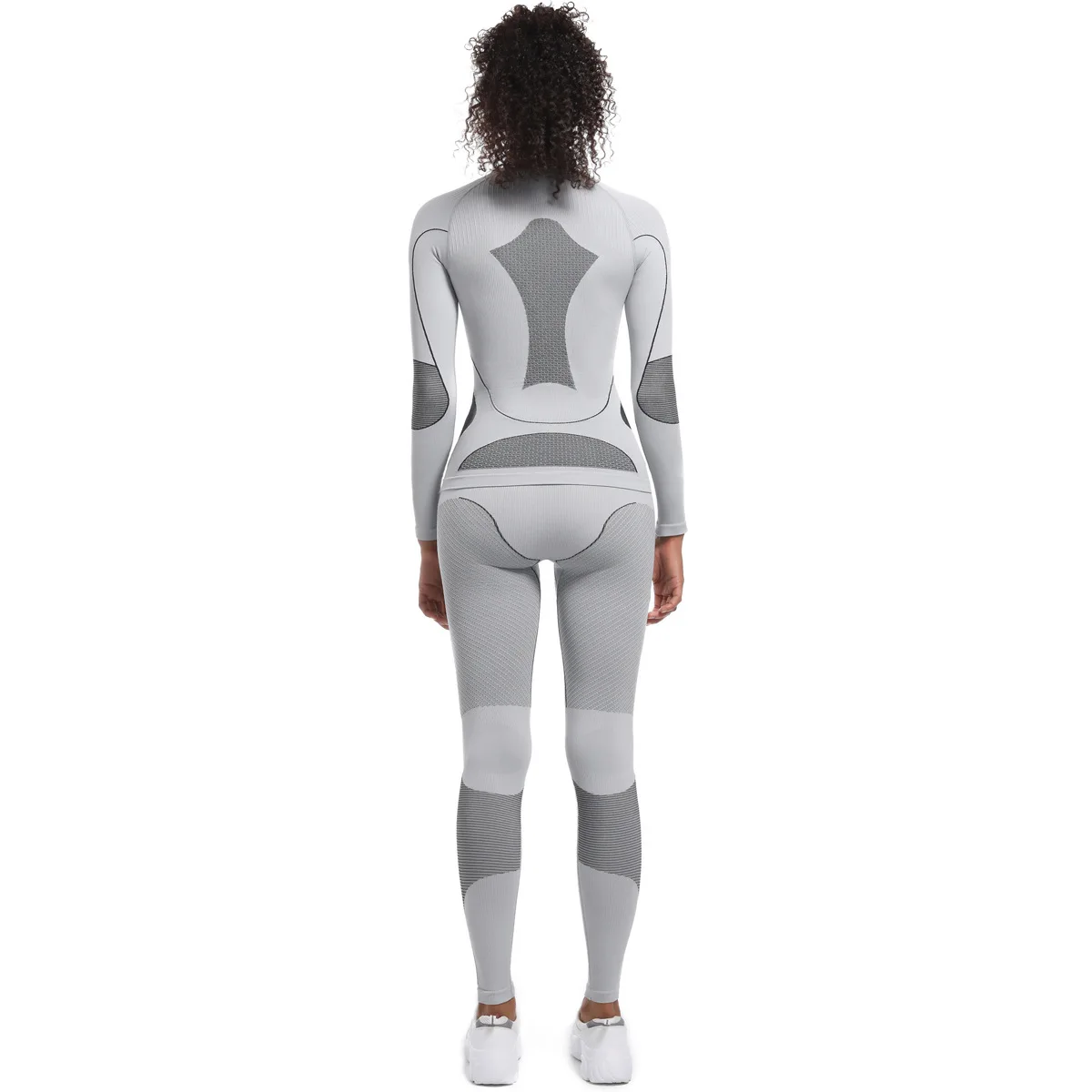 Women Girl Skiing Underwear Set Fitness Workout Thermal Gym Ski Snowboarding Sport Running Yoga Exercise Suit Long Johns 01 6