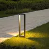 Outdoor Landscape Path Lights LED 7W Black IP54 Waterproof Lawn Post Lights Fixture for Lawn Patio Courtyard Driveway Decoration 2