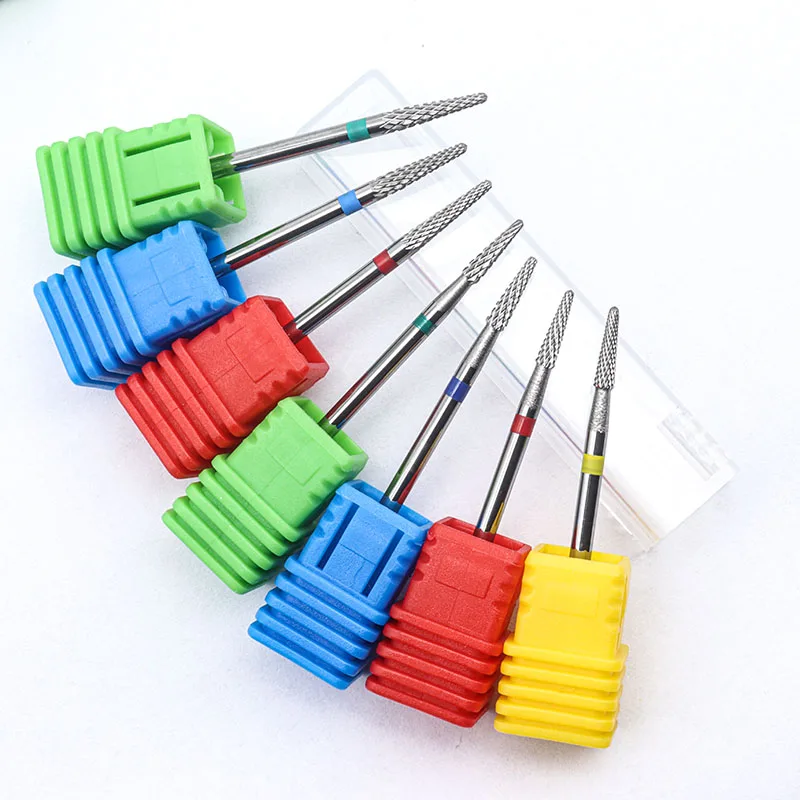 Nail Drill Bit Manicure Drill Bit Milling Cutter for Manicure Ceramic Pedicure Carbide Nail Files Art Tool