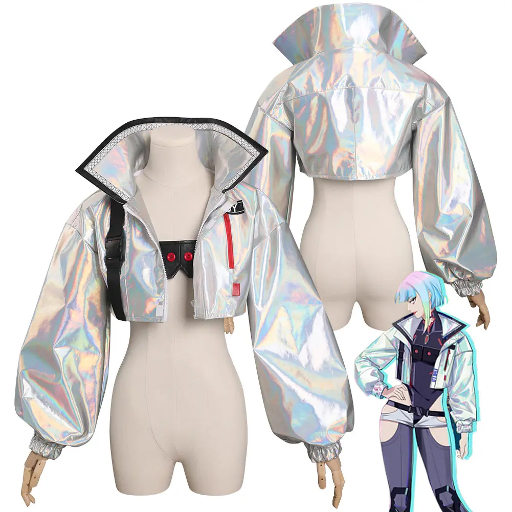

Edgerunners Lucy Cosplay Costume Coat Outfits Halloween Carnival Suit For Women Girls