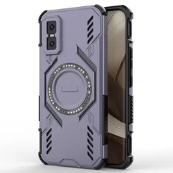 Lens Protection Heat Dissipation Case with Magnetic Wireless Charging Shell for Infinix gt 30 (Purple)