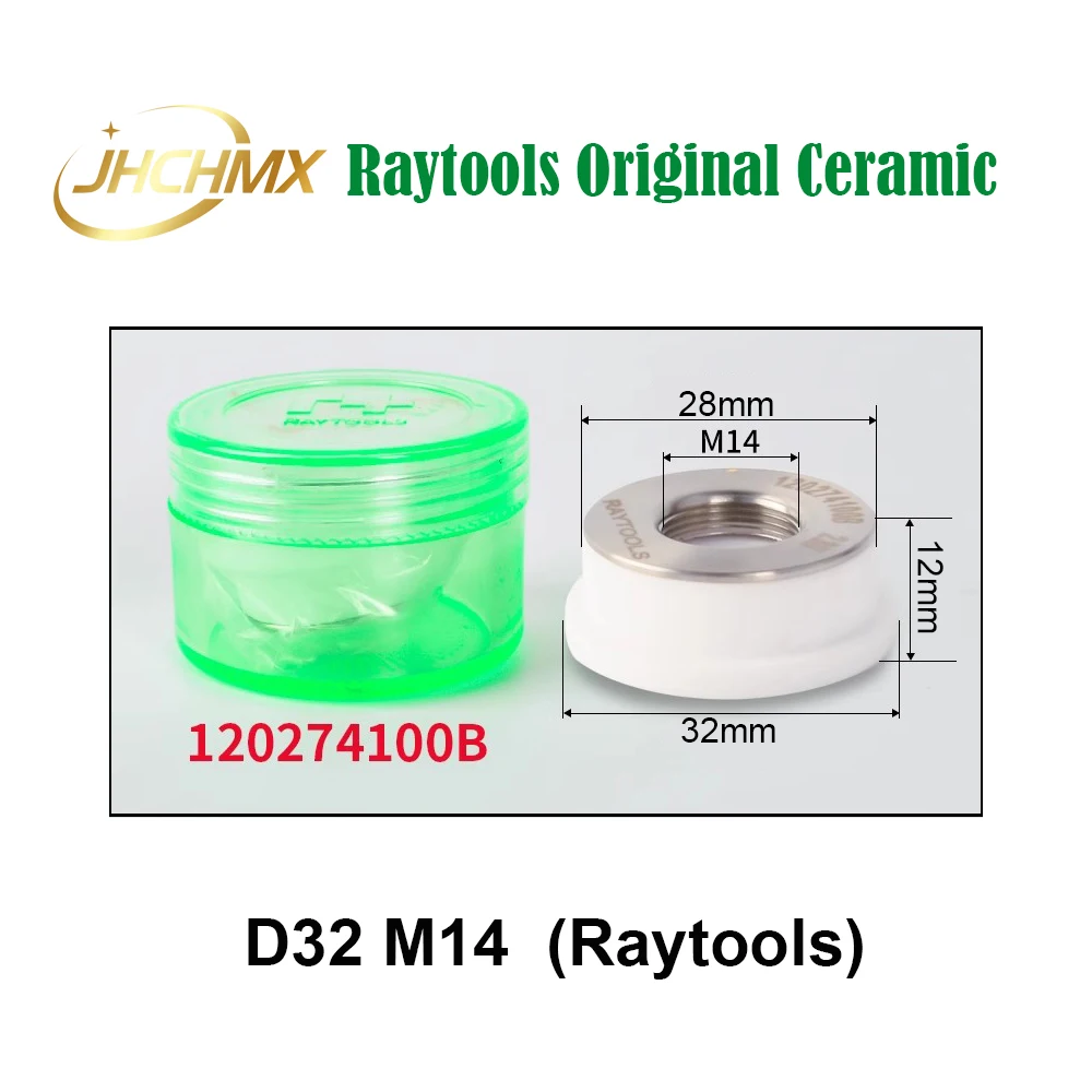 기존 Raytools 레이저 세라믹 링 Dia.32 M14 노즐 홀더 120274100B BMH109 BMH110 BMH111 BMH114 Bodor 기계