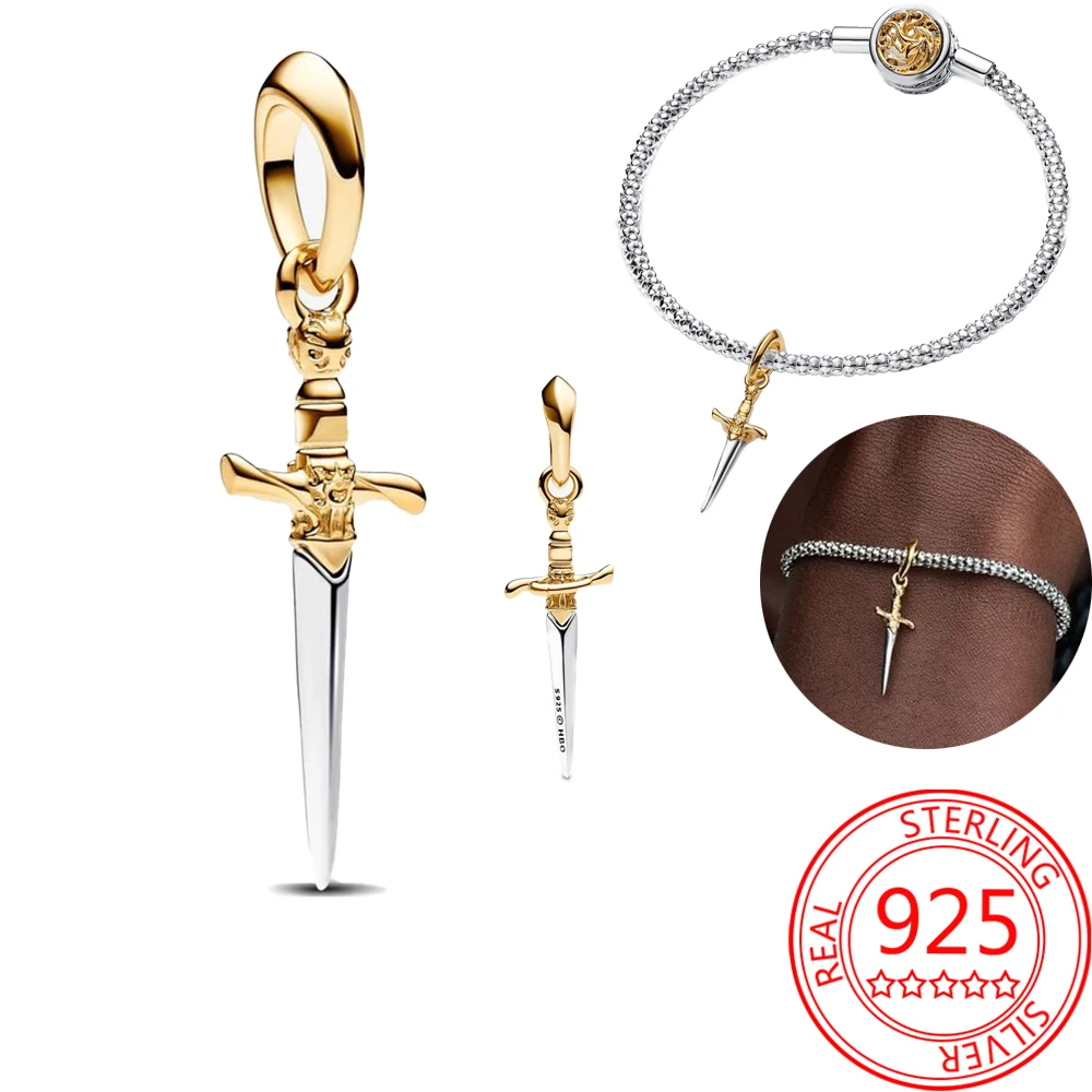 

Подвеска-игла из серебра 925 пробы для браслетов Pandora