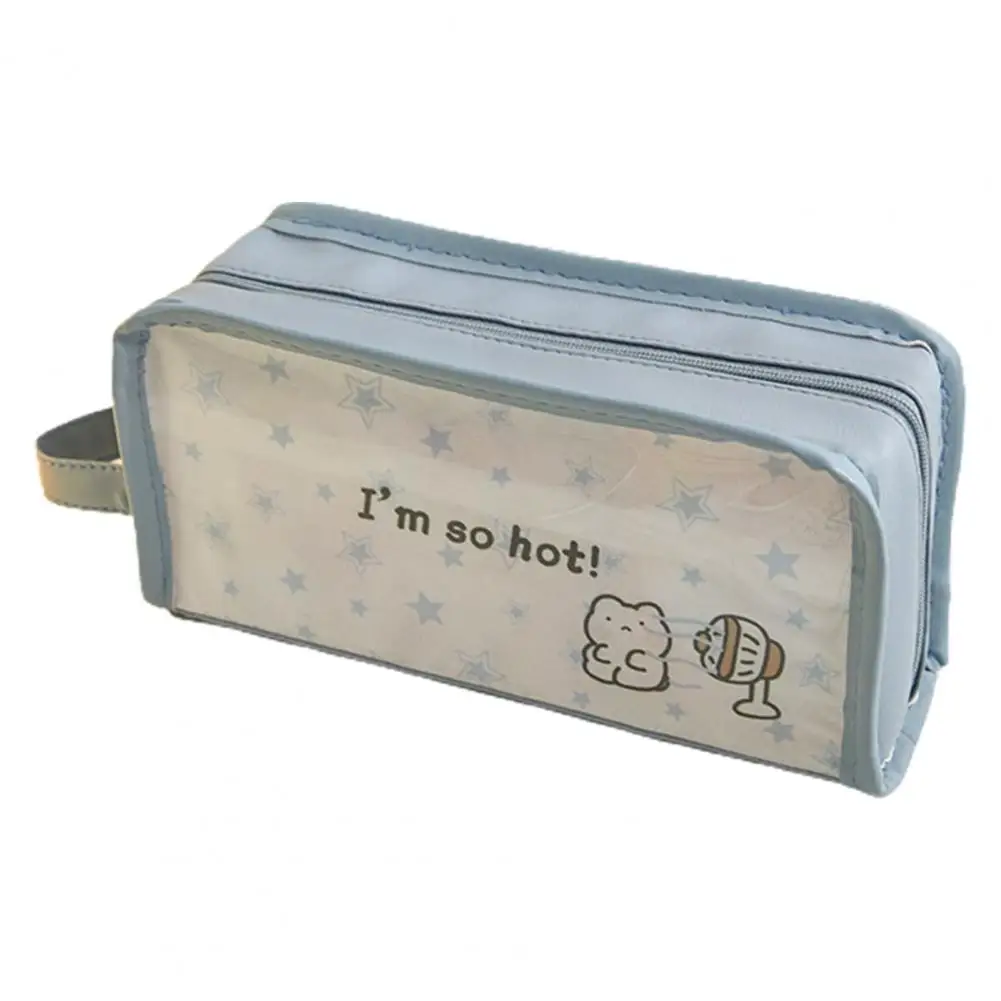 

Eraser Storage Adorable Bear Design Pencil Cases with Capacity Durable Zippers for Organized School Supplies Stationery Storage