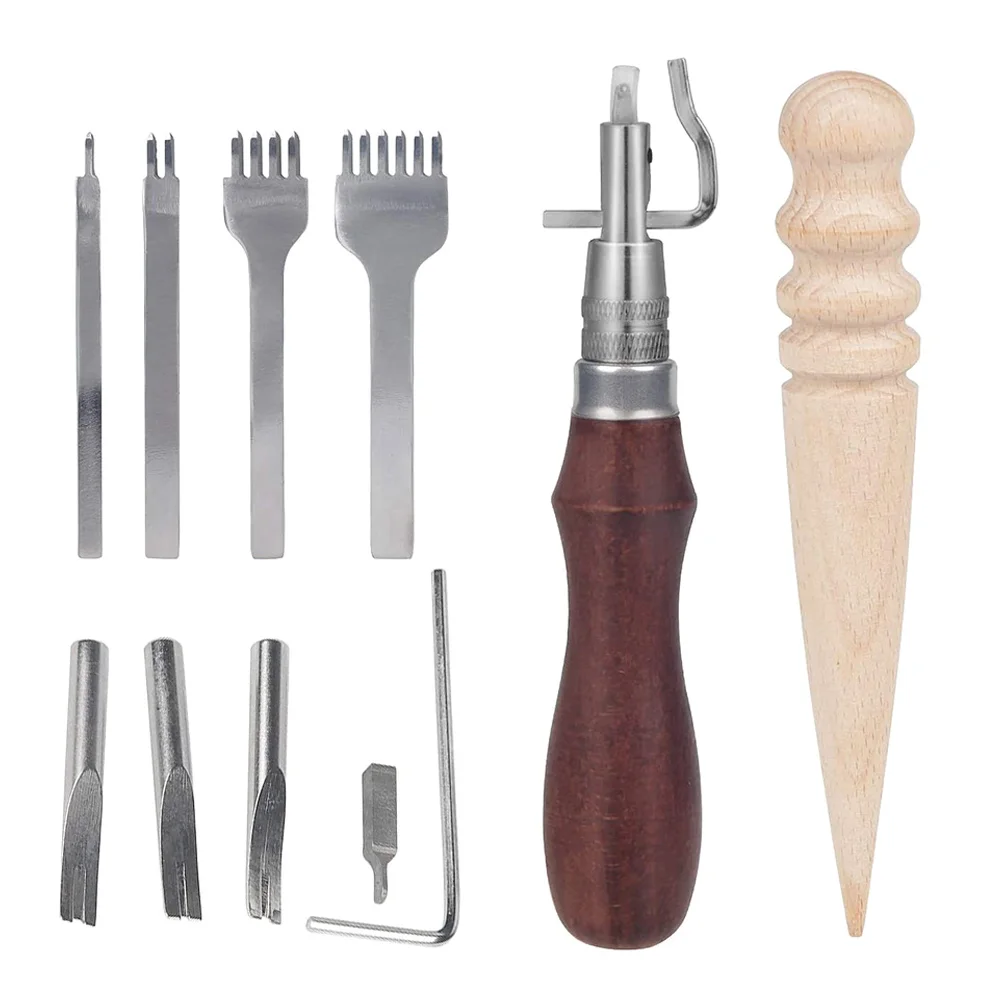 

1 Set Stitching Punch Sewing Craft Tool Stitching Crafting Tools for Stitching Punching Cutting Sewing Craft