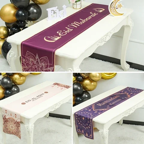 

Muslim Tablecloth Ramadan Decorations for Home EID Mubarak Decor EID Tablecloth Ramadan Kareem Decor Islam Muslim Party Supplies