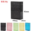 1pcs Plastic Clear Colour Cigarette Case Women Portable Transparent Cigarettes Storage Box Fits Smoking Enthusiasts Storage Boxs 4