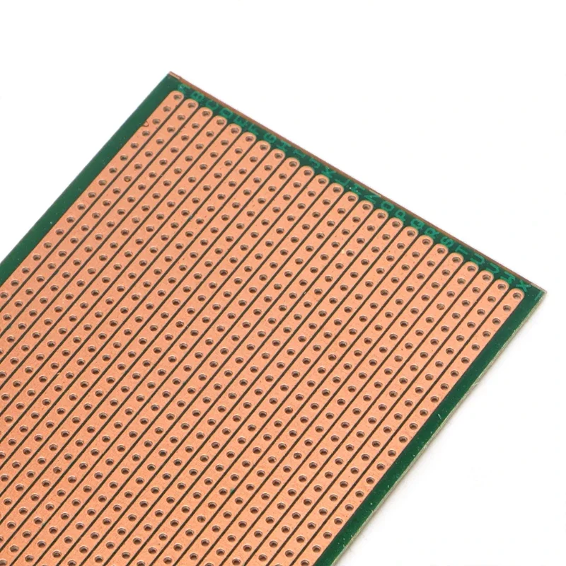 5 Pcs 6.5x14.5cm 스트립 보드 PCB Platine 단일 측면 회로 멧돼지