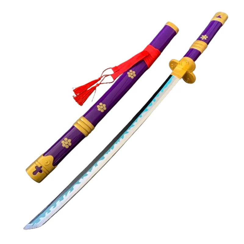 30inch Role Play Anime Roronoa Zoro Enma Bamboo Assembled Katana Weapon Cosplay 75cm Sword Model