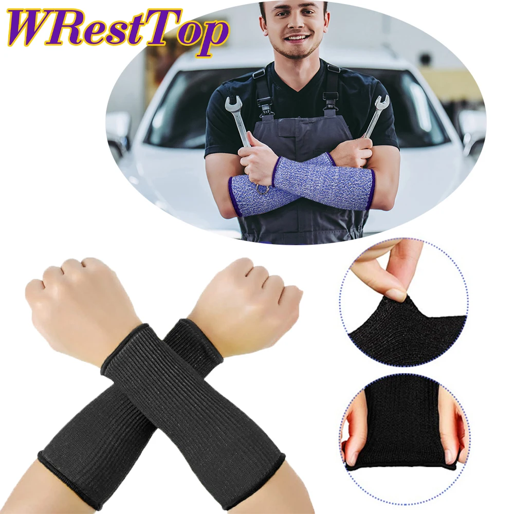 1Pair Arm Protectors Guard Sleeves Safety Protective for Thin Skin and Bruising Cut Resistant Forearm for Men Women