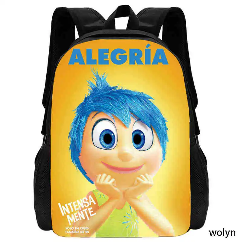 thumbnail image 1 of Nueva mochila de dibujos animados de Disney Inside Out 2, bolso de hombro de gran capacidad, mochila ligera para la escuela, bolso para computadora para estudiantes, 1 of 5