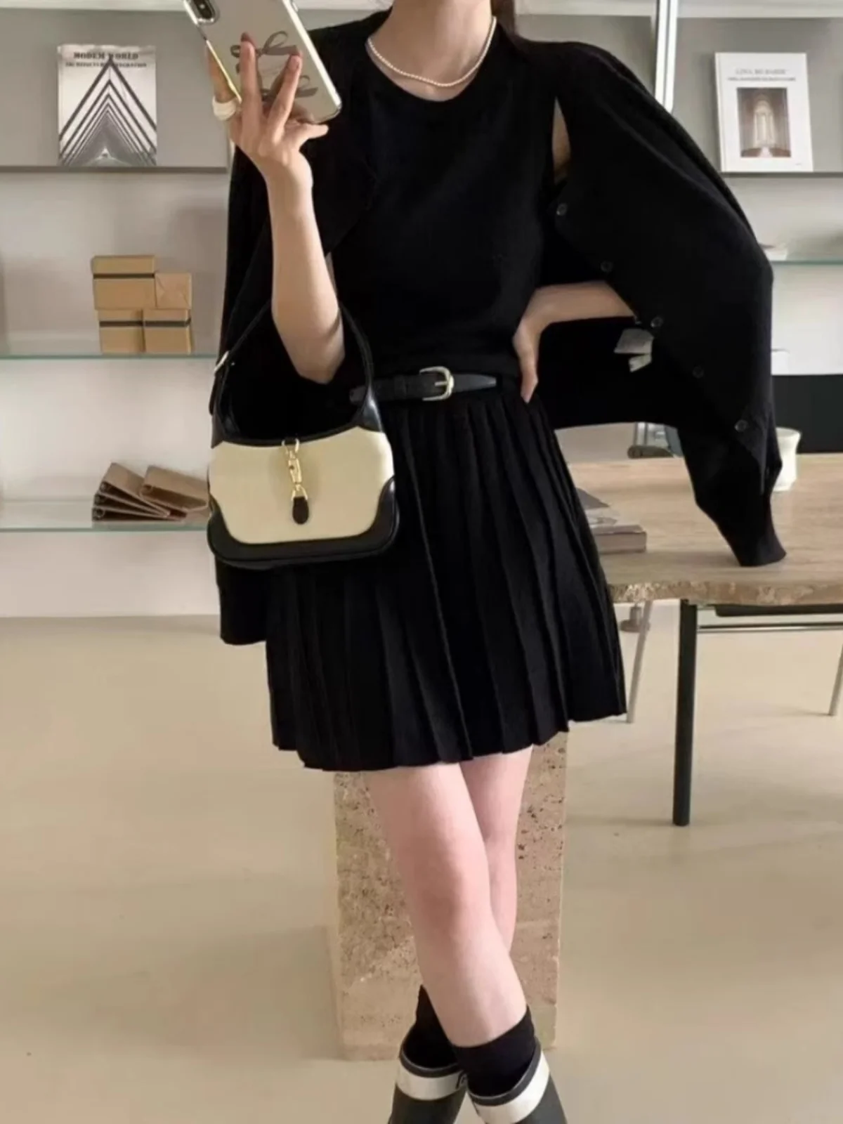 knit dress korean set Knitted Dresses for Women