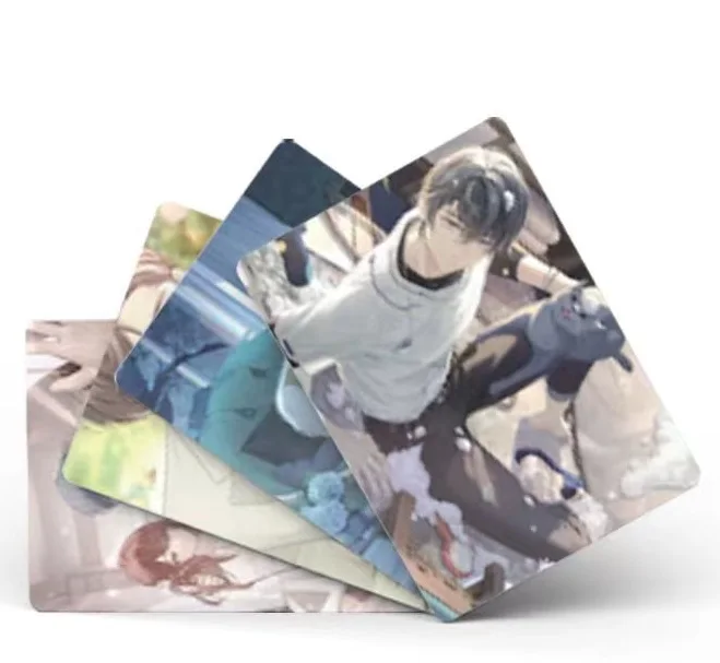 Game Cartoon Tears of Themis LOMO Laser Card Luke Pearce Artem Wing Vilhelm Richard Albert de Haspran Marius von Hagen 50Pcs/Box