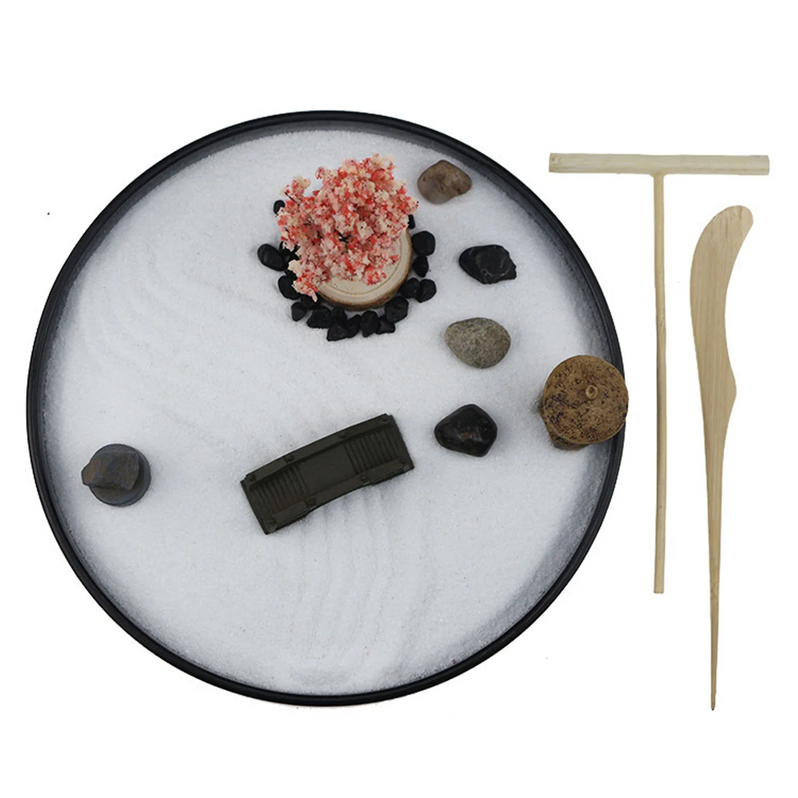 Scrivania da giardino giapponese Zen Mini Kit da giardino innovativo Zen  Sand tavolo da giardino Zen fai da te tavolo da giardino Micro paesaggio  decorazione della stanza da giardino - AliExpress