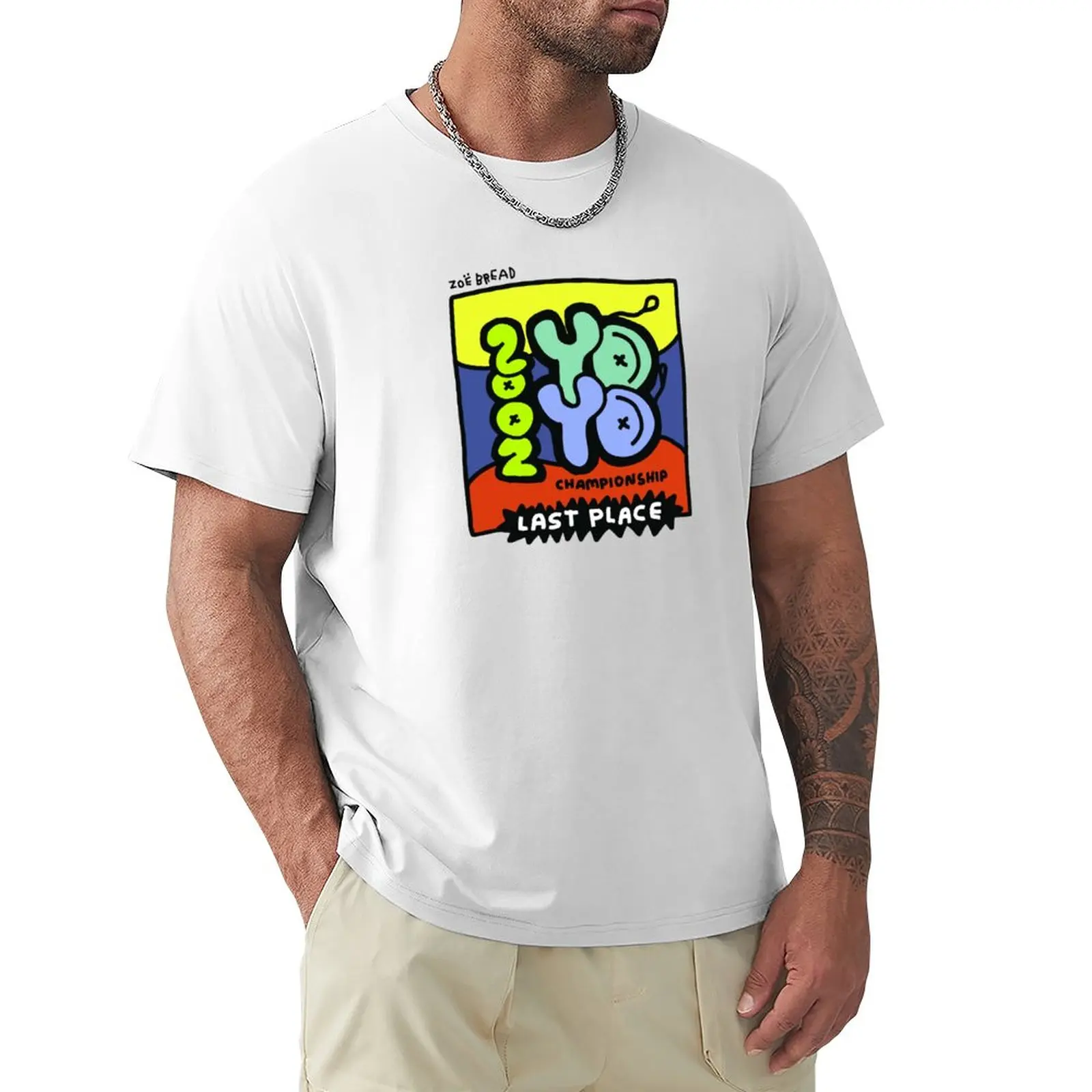 

2002 yoyo championship T-Shirt Blouse vintage t shirt mens t shirts casual stylish