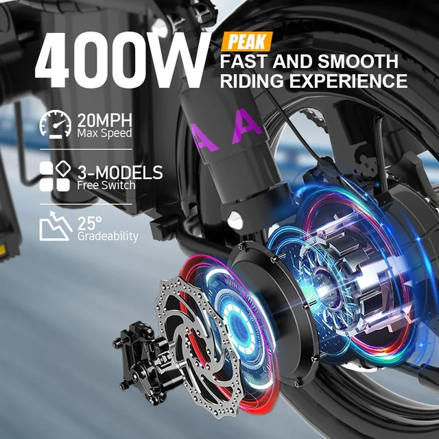 DEEPOWER Mini Ebike: A Revolutionary Urban Mobility Solution 6 DEEPOWER Mini Foldable Ebike: A Compact and Powerful Urban Mobility Solution