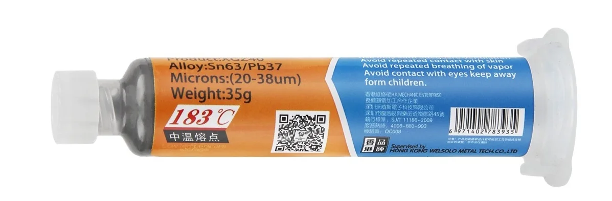 MECHANIC XG Series 183℃ Solder Tin Paste Antioxidant Soldering Flux for PCB BGA Board SMT Patch LED Electronic Component Repair