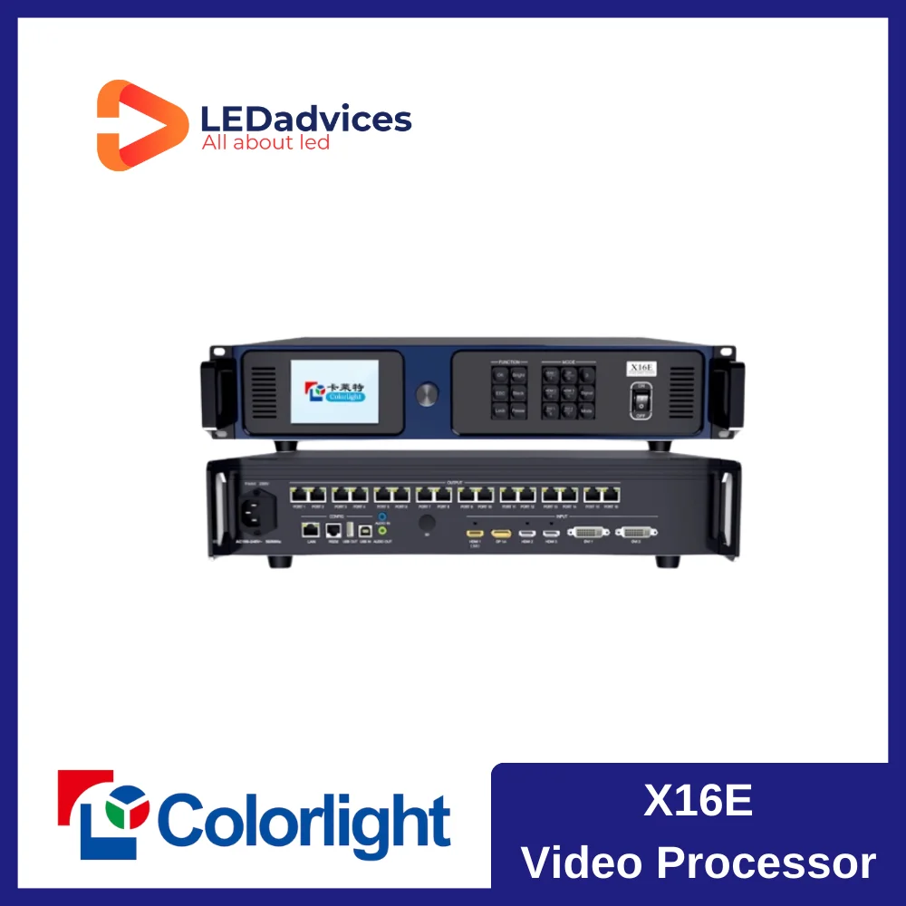 

Colorlight X16E Video Processor All-in-One Professional LED Display Controller Full Color 10.48 Million Pixels X7 X8 X16 X20