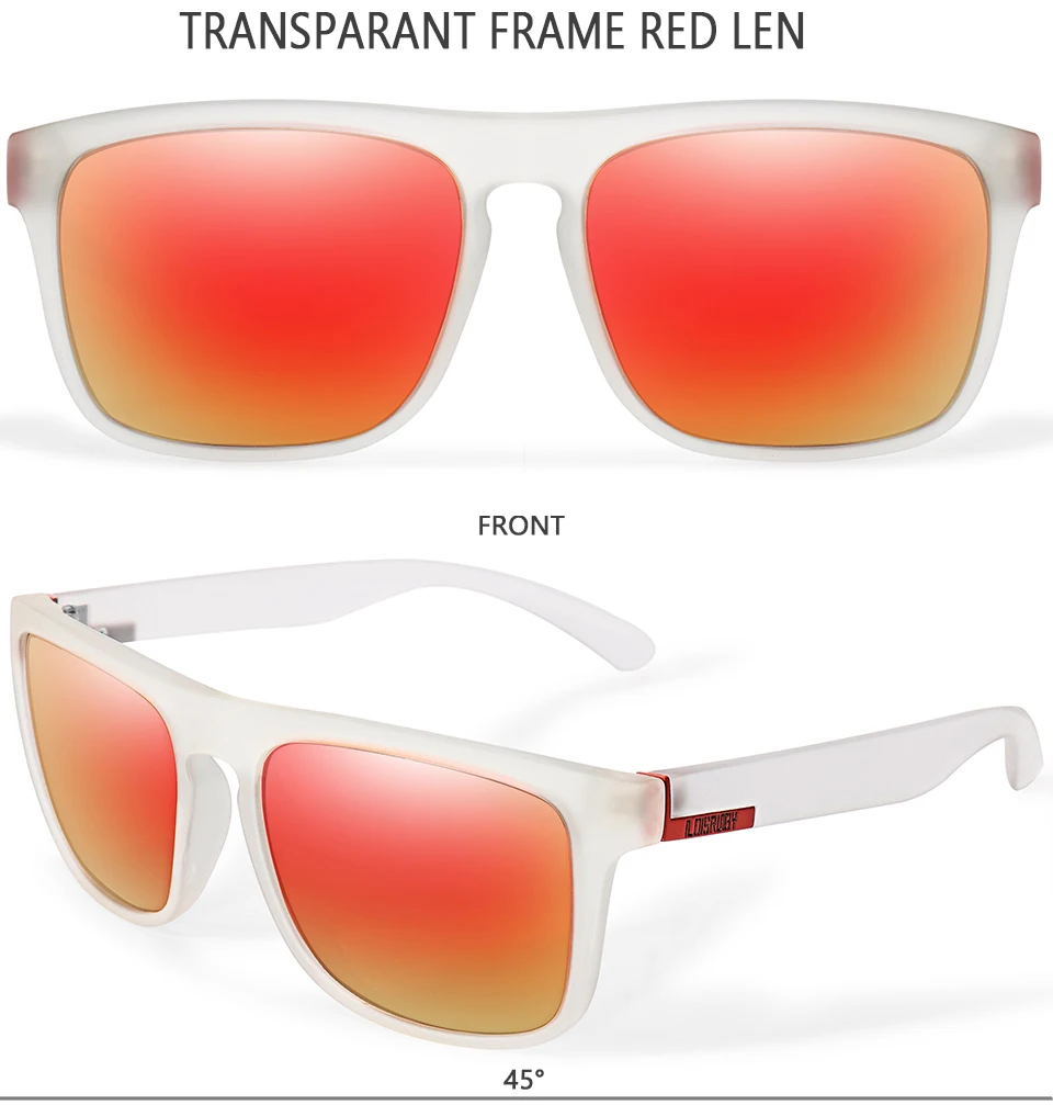 LOISRUBY Brand Design Square Cycling Sunglasses Men Polarized Sun Glasses UV400 Eyewear Women Shades oculos de sol_voghion.com