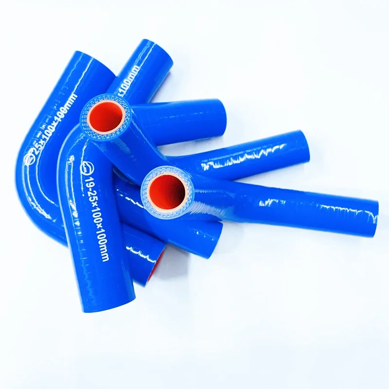 Durable Silicone Right-Angle Elbow Hose for Radiators, Heaters, and Water Pipes