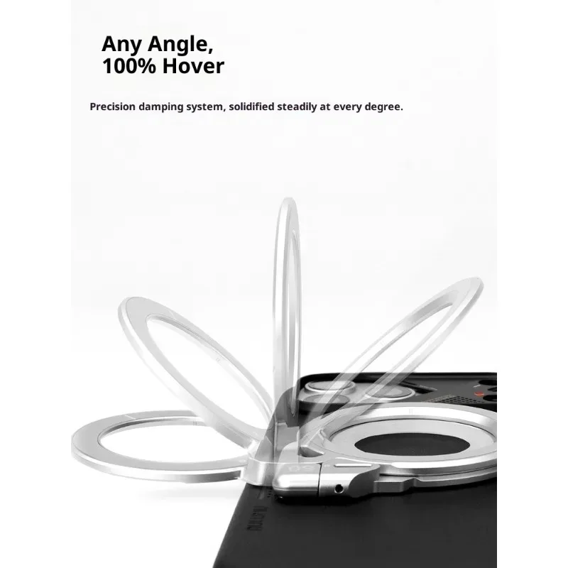 AULUMU G09 범용 자기 브래킷 접이식 링 버클 발광 브래킷 iPhone/안드로이드 Huawei 휴대폰에 적합