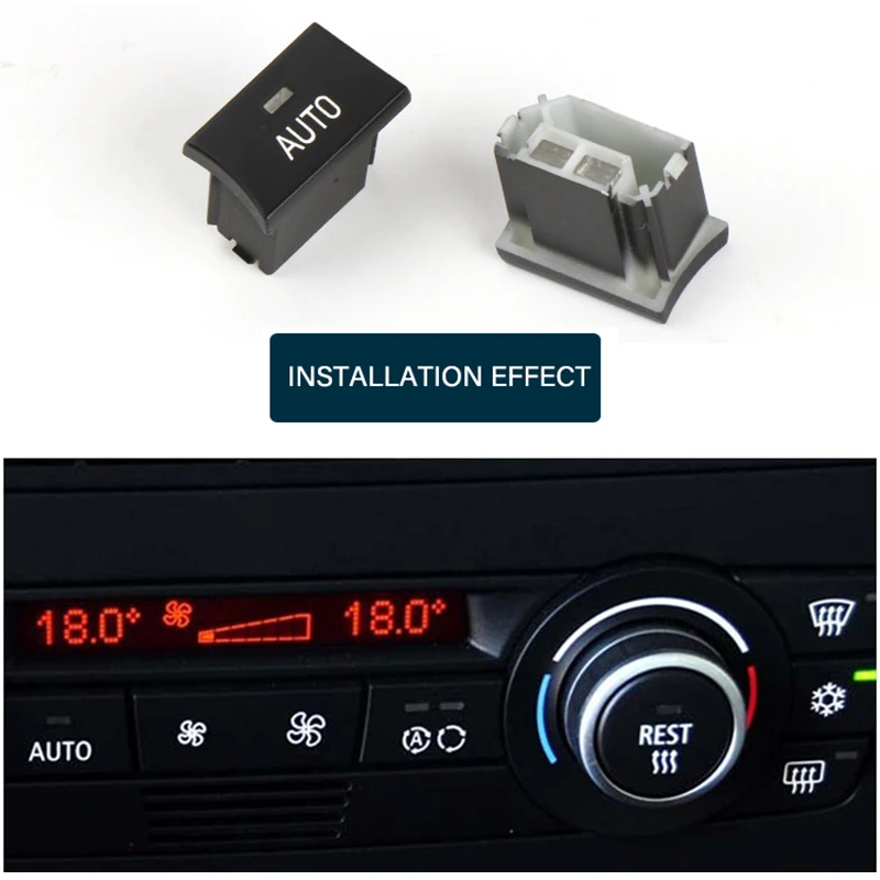 

For BMW 1 Series 3 Series E90/E84 /E87/F25 X1 X3 Air Conditioning Button Air Volume Internal Loop Snowflake Interior Button