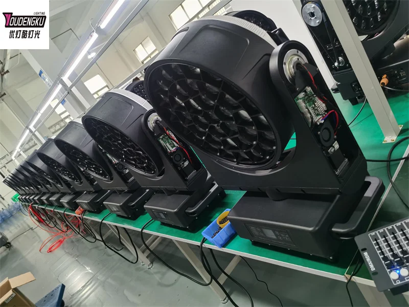 4 pieces Outdoor bee eyes LED Beam & Wash Fixture 37*40w led zoom moving head be