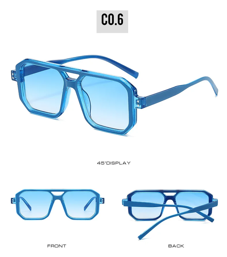 Retro Square Punk Sunglasses 21