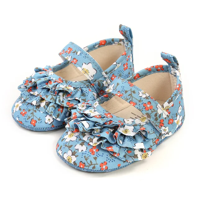 Baby Girls Cotton Shoes Retro Spring Autumn Toddlers Prewalkers Cotton Shoes Infant Soft Bottom First Walkers 0-18M K3