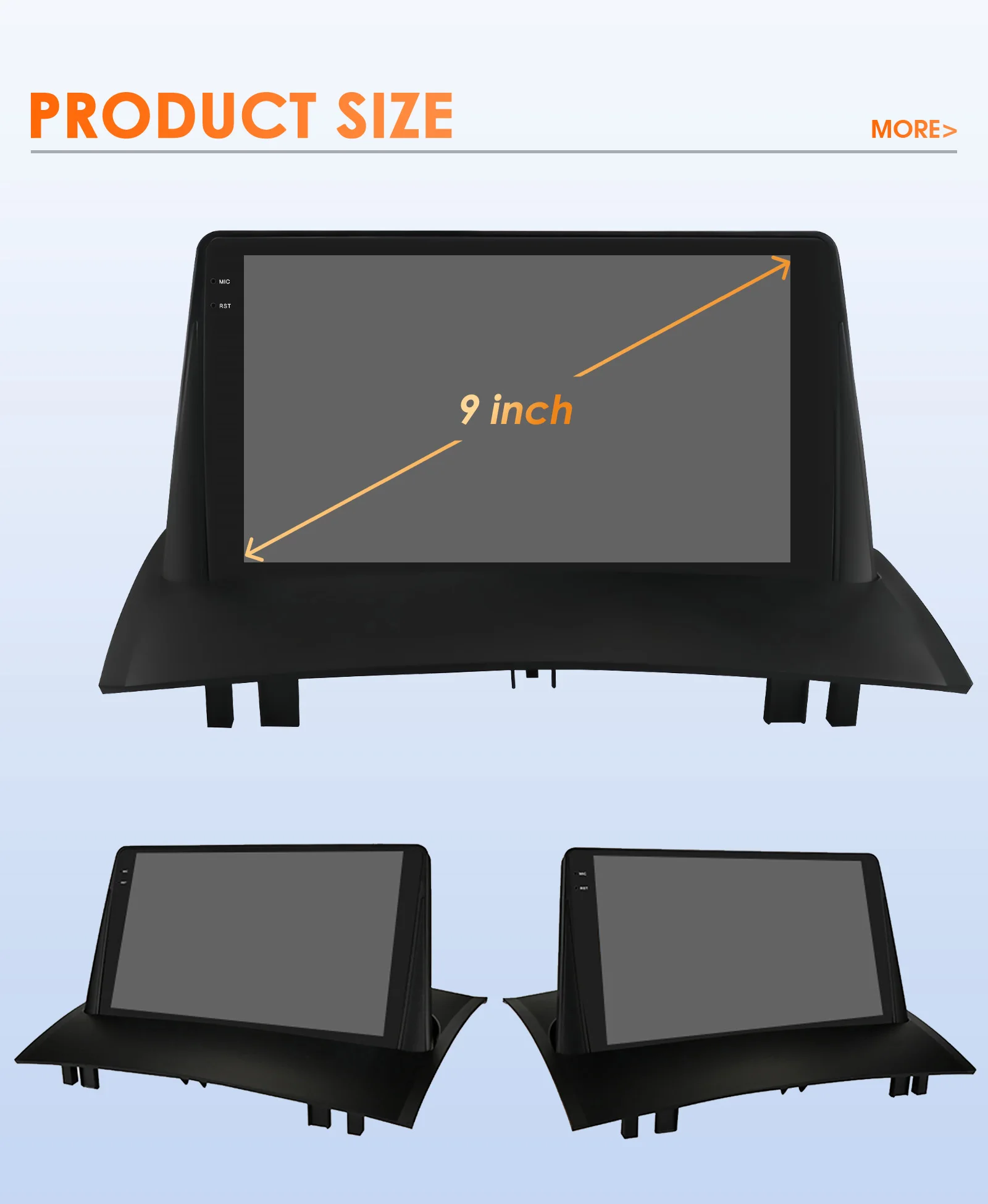 Hizpo 2Din Android 14 For Renault Megane 2 2002-2009 Car Radio