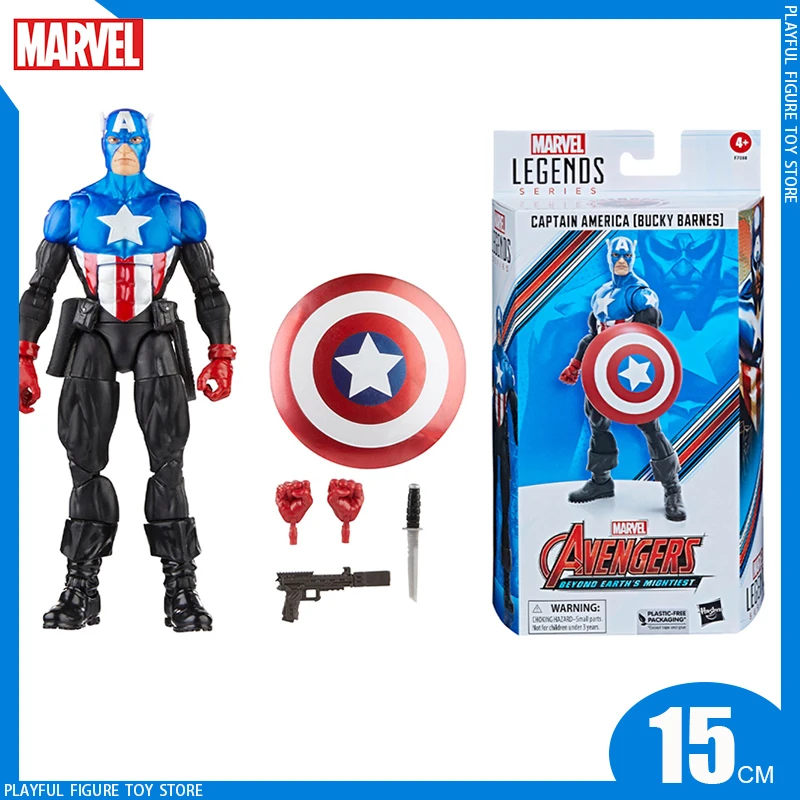 

Hasbro Marvel Legends Series Anime Figure Captain America (Bucky Barnes) Collectible Action Figure Model Toys gifts Genuine