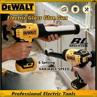 Pistolet à mastic électrique sans fil DeWalt 6 vitesses pour portes, fenêtres, verre, adhésif, colle, avec lumière LED 1