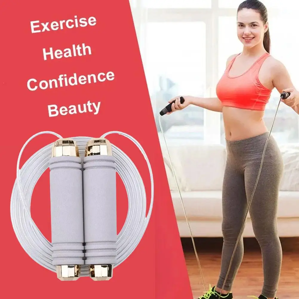 

Jump Rope Steel Wire Skipping Rope Lightweight Portable Jumping Home Equipments Women Men Adjustable Sport Training Fitness D4U0