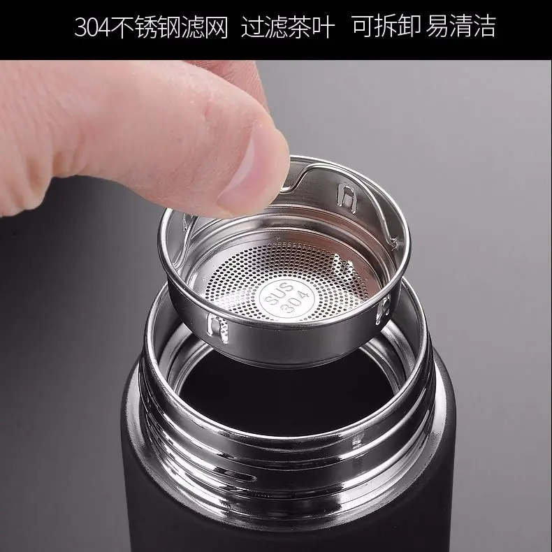 Disney Mickey Minnie Stainless Steel Thermos Cup 304 Water Cup Men and Women Tea Separation Large Capacity Children Thermos Cup 3