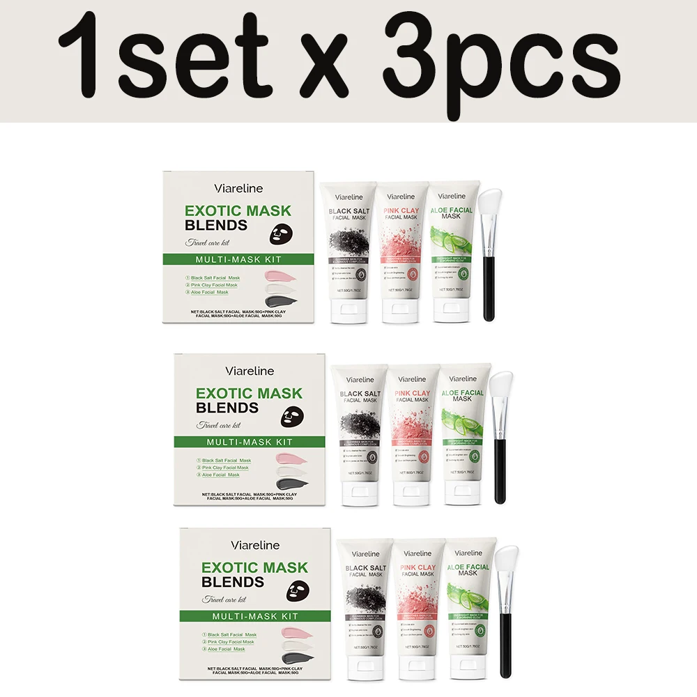 Revitalizing Facial Mask Set: Deeply Hydrate & Soften Dry Skin