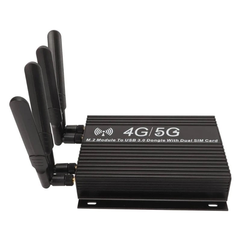 

Durable Metal 5G to USB3.0 Adapter with Integrated Cooling Fan Card Slot Dc5-12v Auxiliary Power Supply
