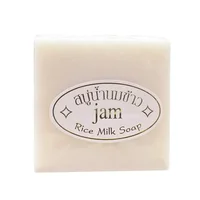 60g Thailand Jasmine Rice Hand Soap  Vitamin Handmade Collagen Rice Milk Soap Bleaching Agents Soap Skin Bathing 2