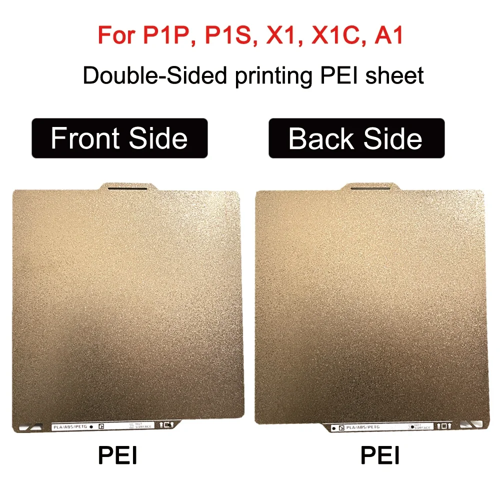 Enhanced Textured Double-Sided PEI Build Plate