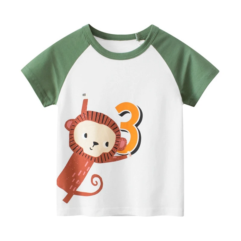 

Adorable Boys' Summer Tee: Digitally Printed Children's Clothing (1-6 Years)