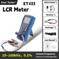 East Tester LCR Digital Display Bridge Meter ET433 ET430 USB Handheld High Precision Capacitance Inductance Resistance Test Tool 1