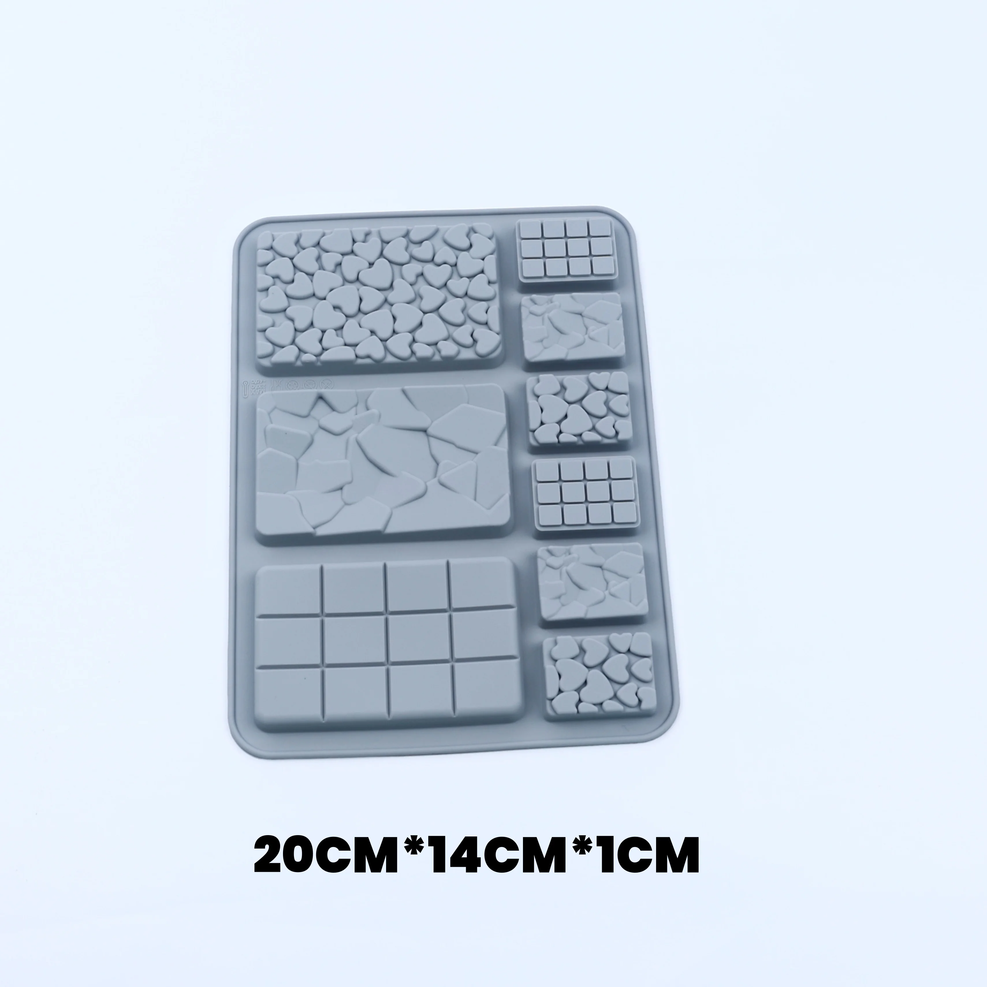 Baking Mold Waffle Chocolate Mold Silicone Moldes De Silicona Chocolate Bar Mold Reposteria Y Pasteleria