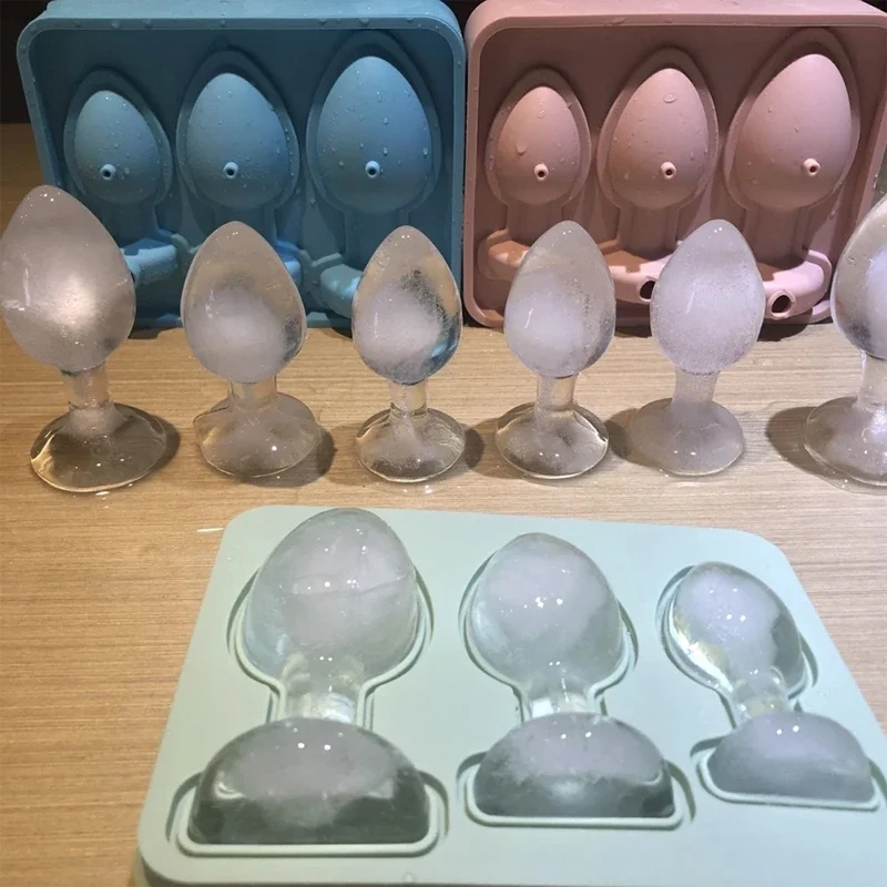 Silicone Ice Cube Molds Fun Shapes Novelty Adult Prank Ice Cube Mold Trays For Chilling Whiskey Cocktails Juice Drink silicone ice cube molds