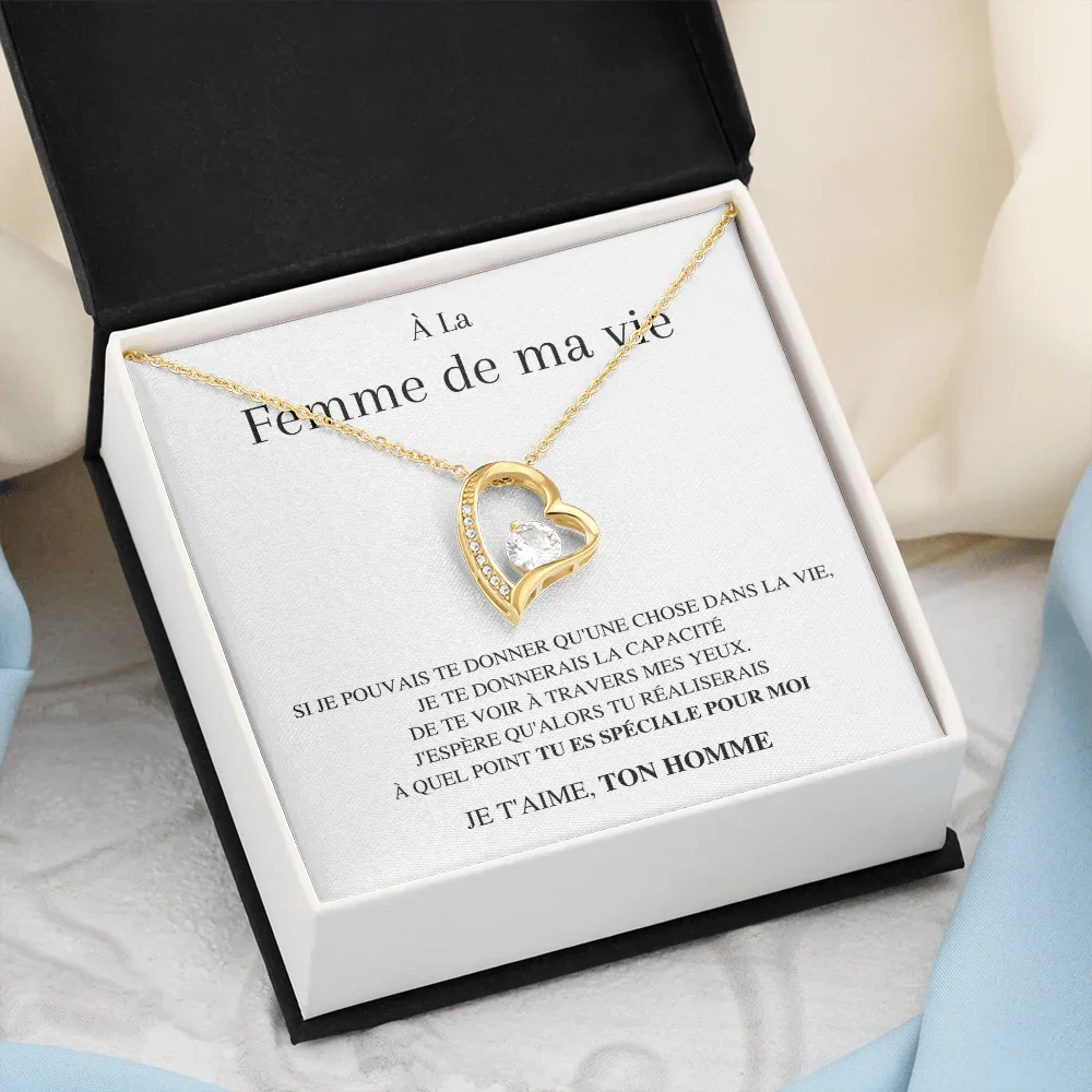 CDE Collana Da Donna In Oro Rosa, A Forma Di Cuore, Con Elegante Confezione Regalo, Regalo Di Natale Per Lei, Moglie, Fidanzata, Mamma, San Valentino