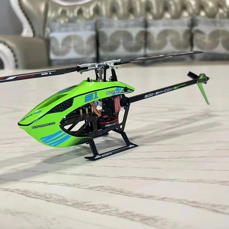 Rc Helicopter Plane Remote Control Aircraft Airplane Men's Children's Toy Radio Flying Wireless Professional Goosky S1 RTF Heli 5