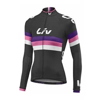 LIV Spain Autunn Long  Cycling Jacket Cycling Jersey Long Sleeve Ropa Ciclismo Hombre Bicycle Wear Bike Clothing Maillot Women 2