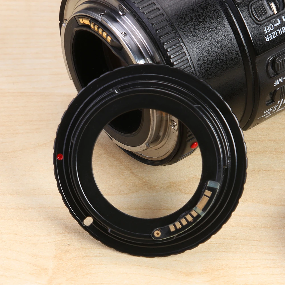 M42-EOS Copper Electronic Chip 3 AF Confirm Adapter Ring for Canon DSLR 600D 60D